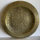 Set of 3 vintage brass North African trays