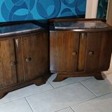 Pair of Art Deco bedside tables