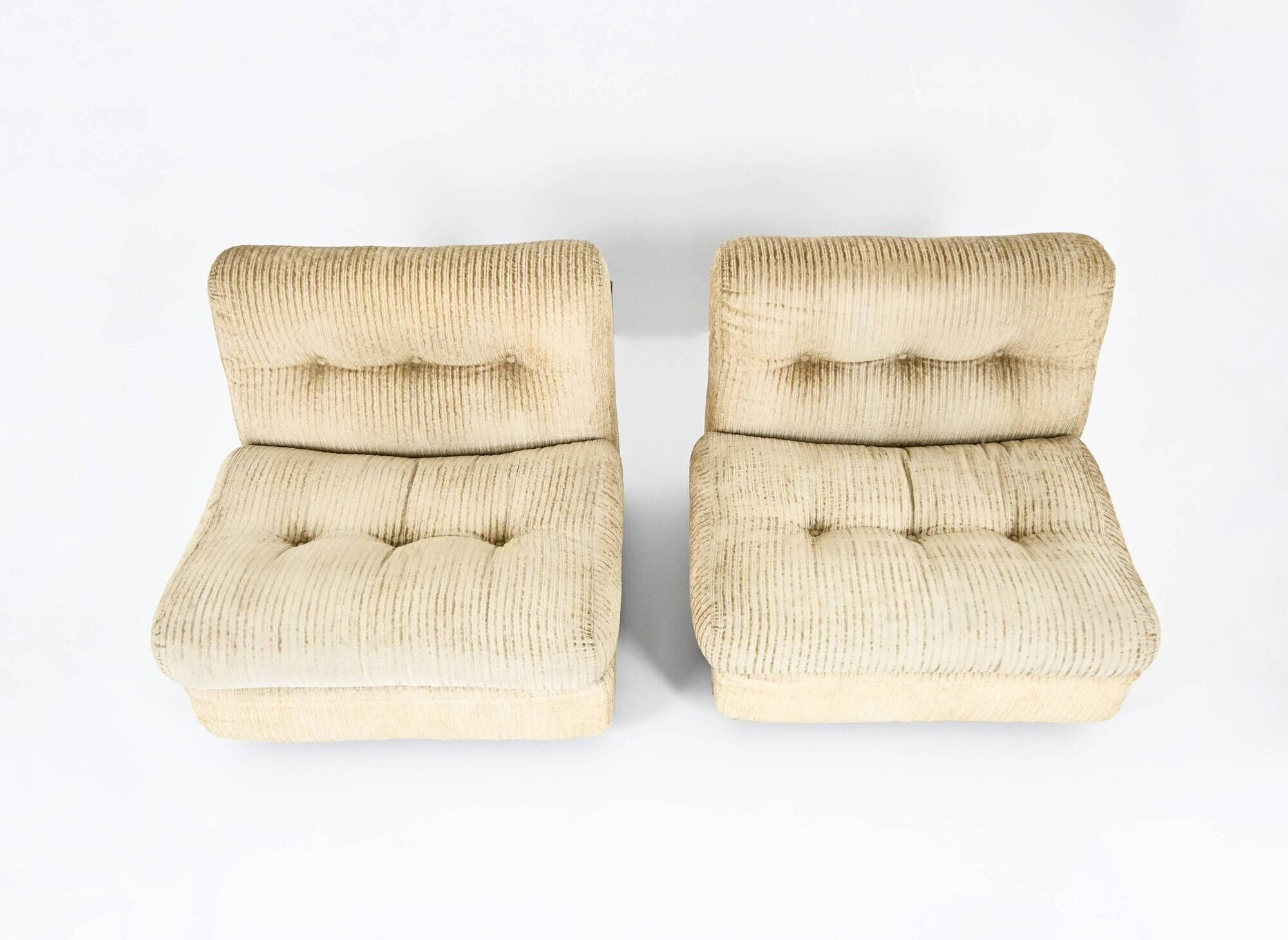 Paire de Fauteuils « Amanta » par Mario Bellini pour B&B Italia, 1970s