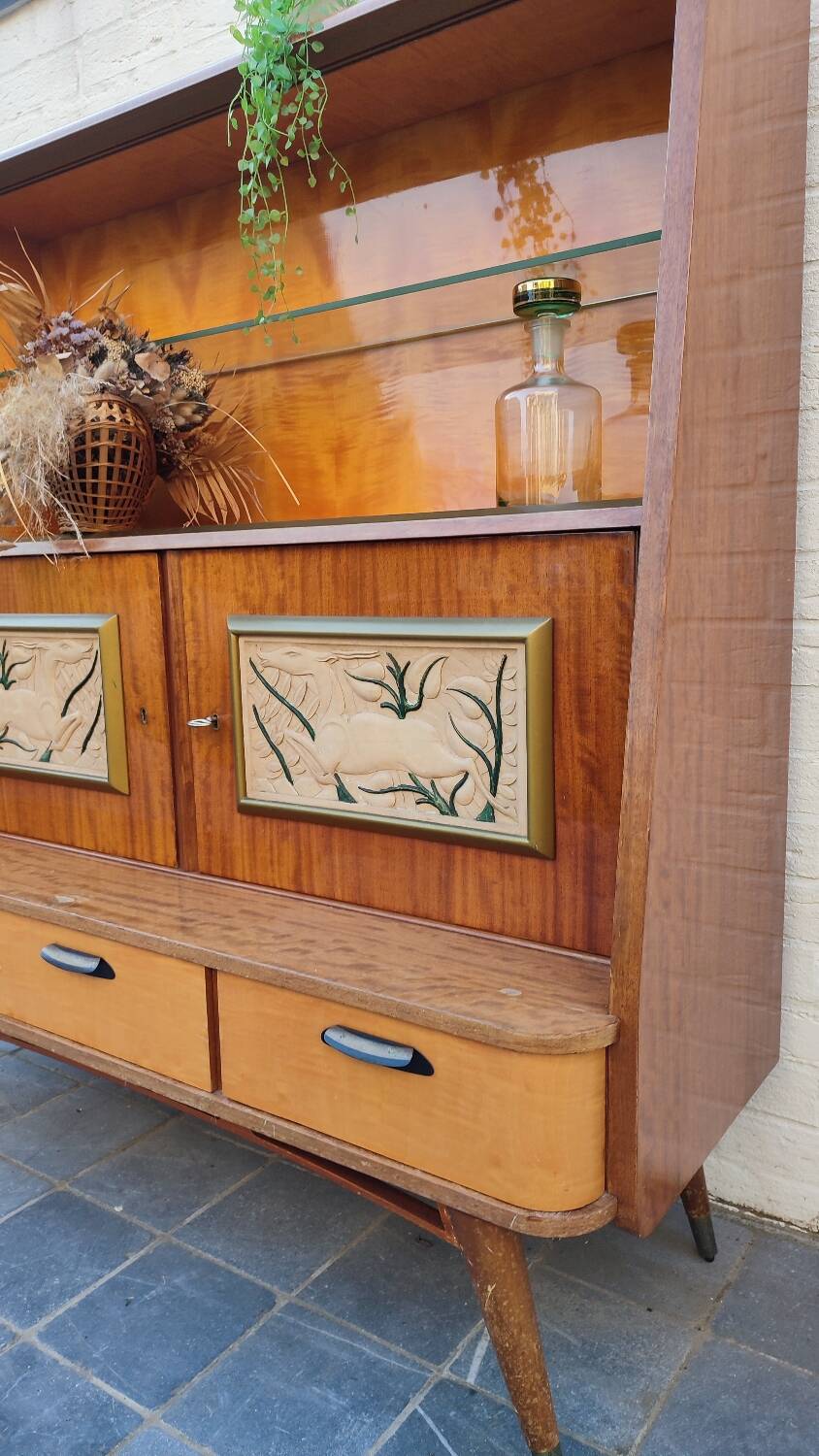 Meuble bar/ buffet/ vaisselier vintage 1960