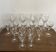 Set of 16 Nestor crystal glasses from Saint Lambert.