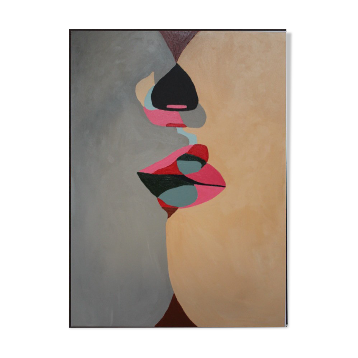 Acrylic canvas The kiss 73X54 cm for living room