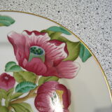 Paris porcelain plate with floral decoration