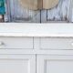 White Parisian buffet