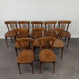 Baumann bistro chairs, set of 10
