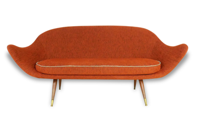 Canapé sofa années 50 oeuf egg