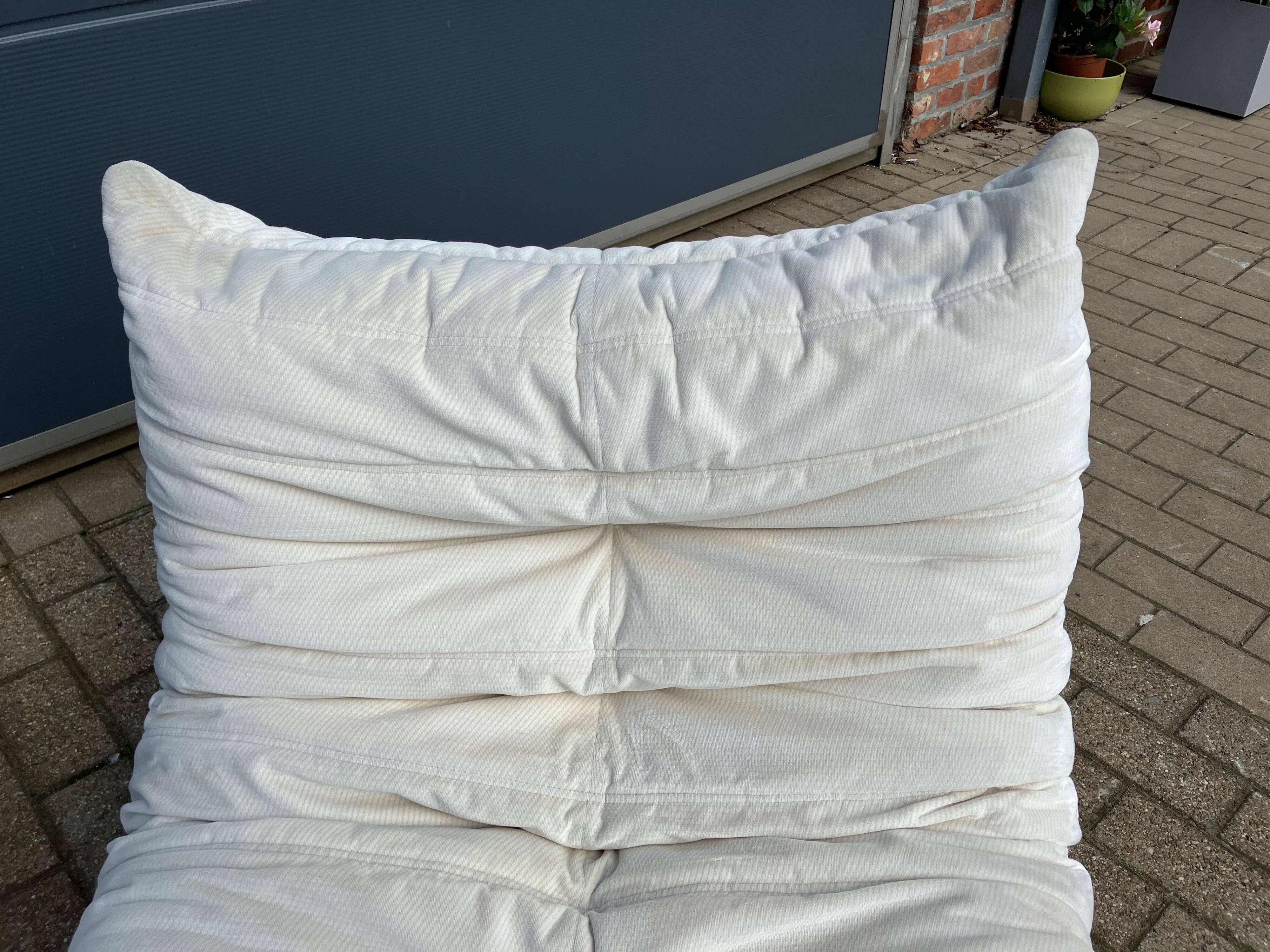 Authentieke Ligne Roset 1zit Togo 1988 beige in topstaat!!