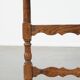 Round, folding antique 18th-century French wine/country table