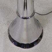 Standing chrome lamp in Art Deco style, Jules Dewaele Brussels, 1950