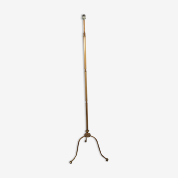 Lampadaire tripode bambou