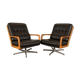 Paire de fauteuils designer Eugen Schmidt Soloform années 1960