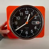 Vintage Orange Clock from Meister-Anker