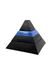 Pyramid shaped stacked ceramic ashtrays / centerpiece Amalgames France 1980