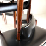 6x vintage Danish chair in Rosewood ‘60