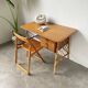 Bureau rotin Louis Sognot et sa chaise