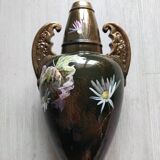 Two Clément Massier ceramic vases
