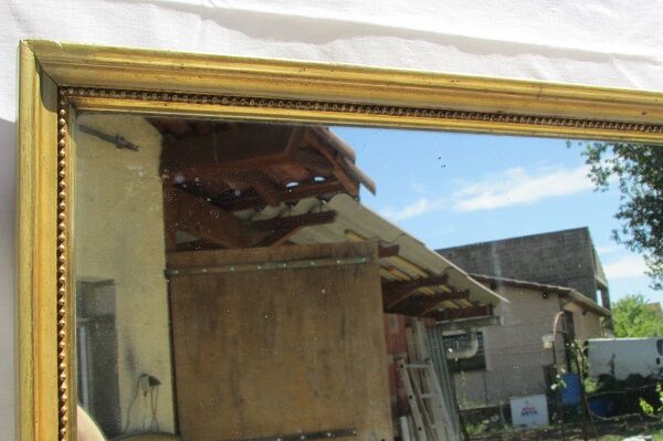 Golden mirror  135x75 cm