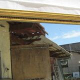 Golden mirror  135x75 cm