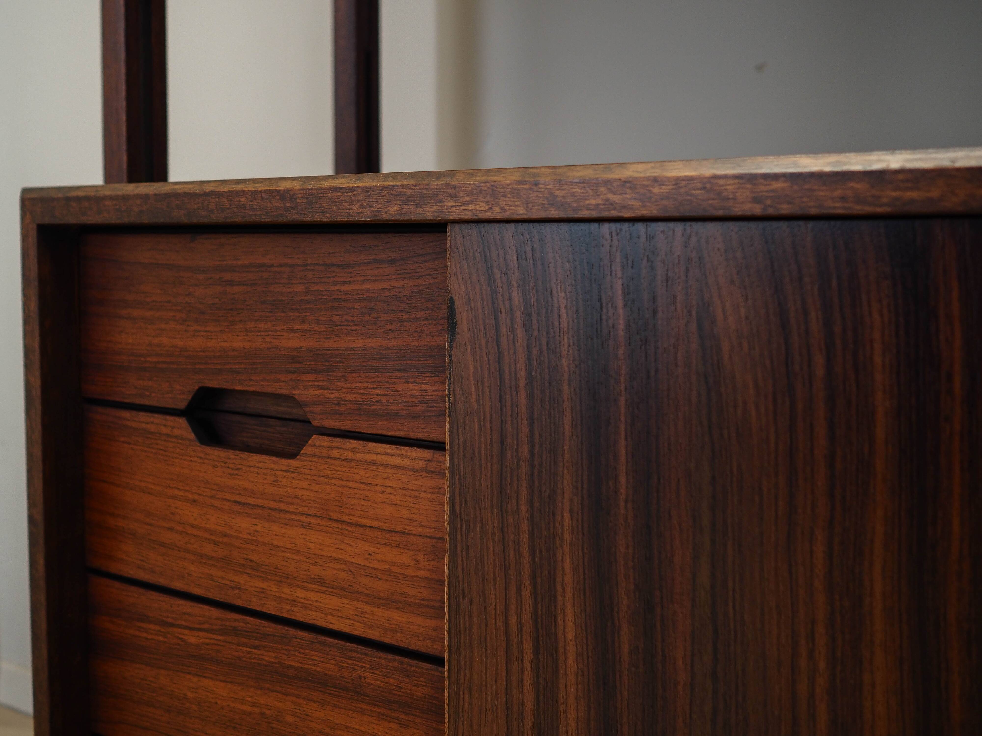 Rosewood modular shelving unit, Italian design, 1960s, production: Italy