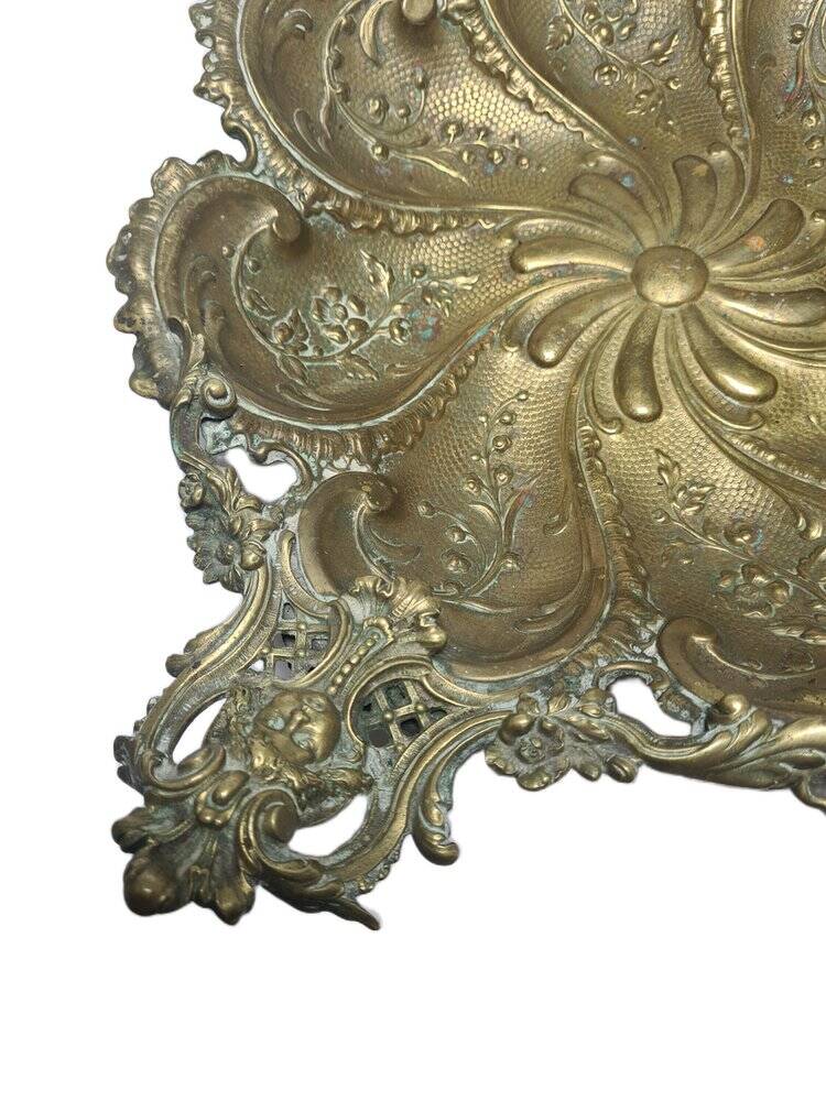 Art Nouveau fruit bowl on stand from Brothers Henneberg, Poland, 1900s