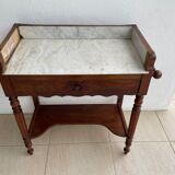 Dressing table with marble