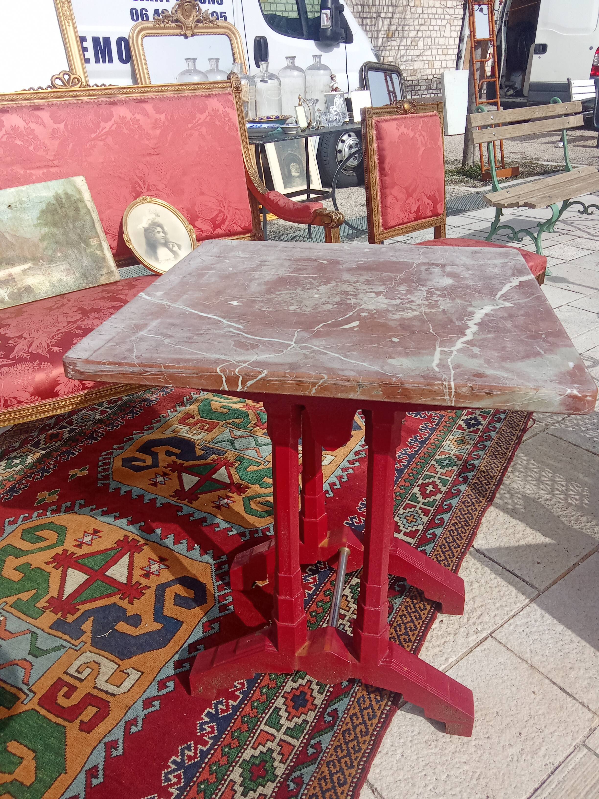 Rare vintage bistro table.
