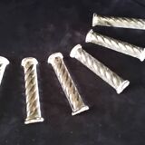 Set of 6 Hungarian crystal knife rests