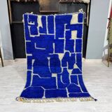 Tapis en laine petit taille fait main 100 x 200 cm
