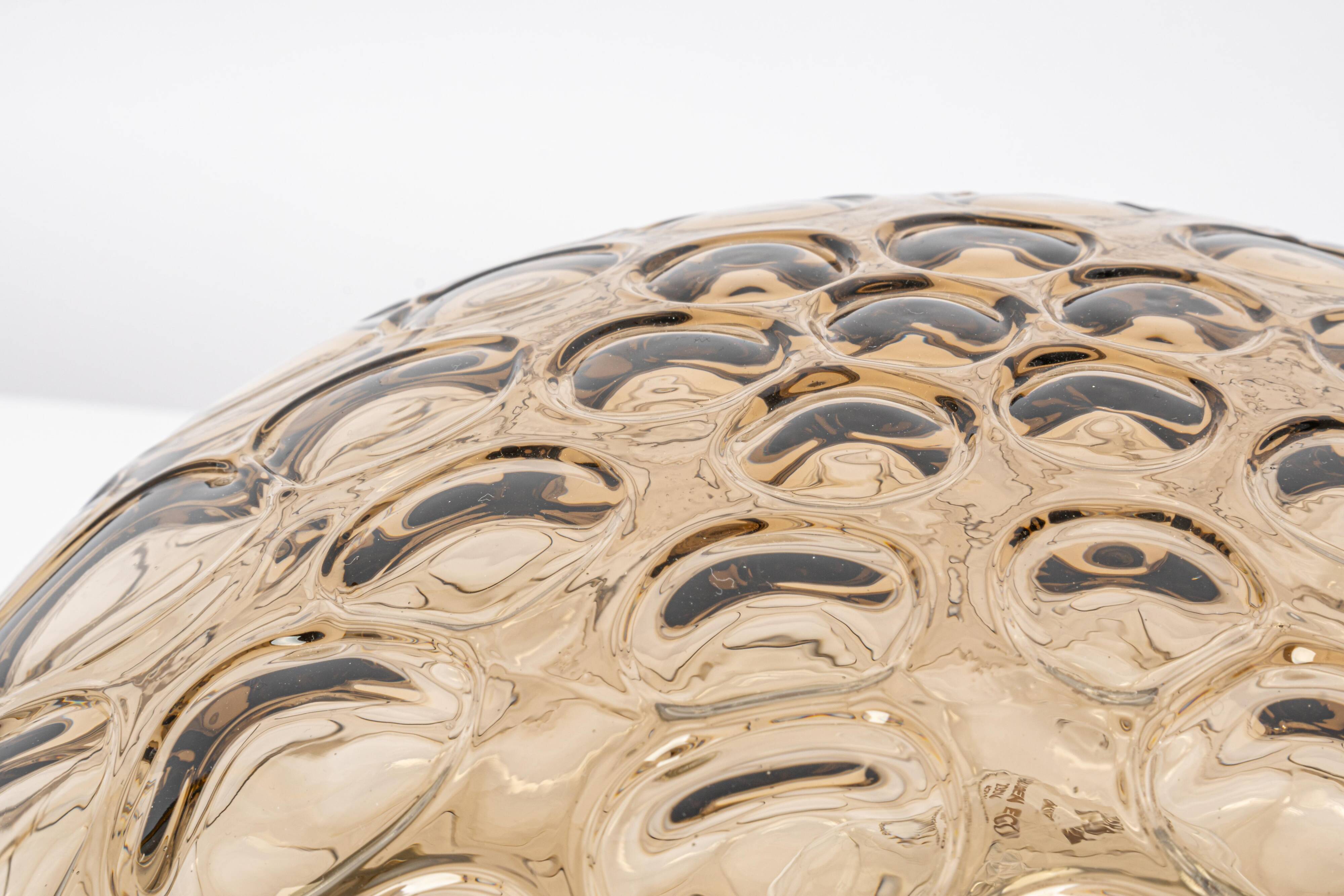 Wall/Ceiling Light in Smoked Glass, Sputnik, Germany