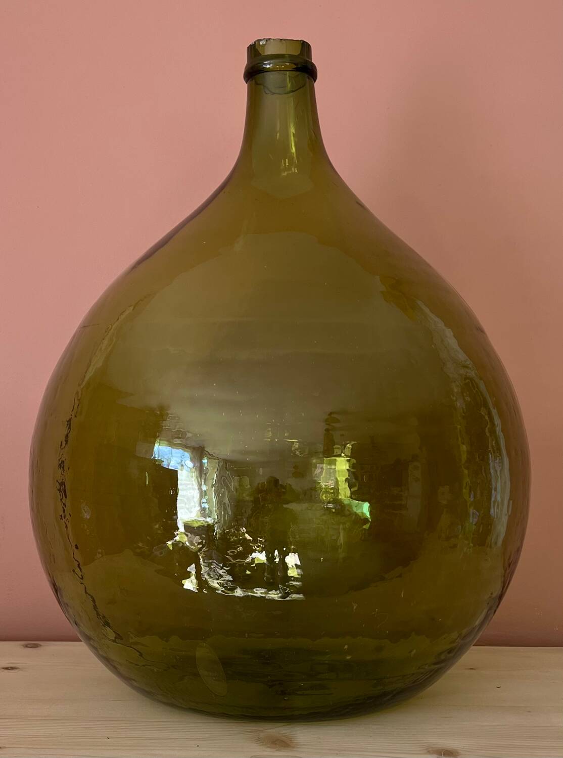 Olive green demijohn 30L