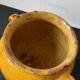 Old pot confit / fat glazed terracotta yellow southwest France