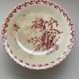 Opaque porcelain compote from Gien thistles