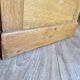 Vintage filing cabinet with double curtains, oak, Charles Schneider, Betschdorf.