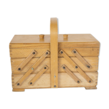 Wooden sewing worker