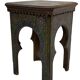 Antique hand-painted Moroccan Moorish Zouak side table