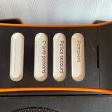 Phone orange pop art vintage telic ptt 1975 design f. quirin