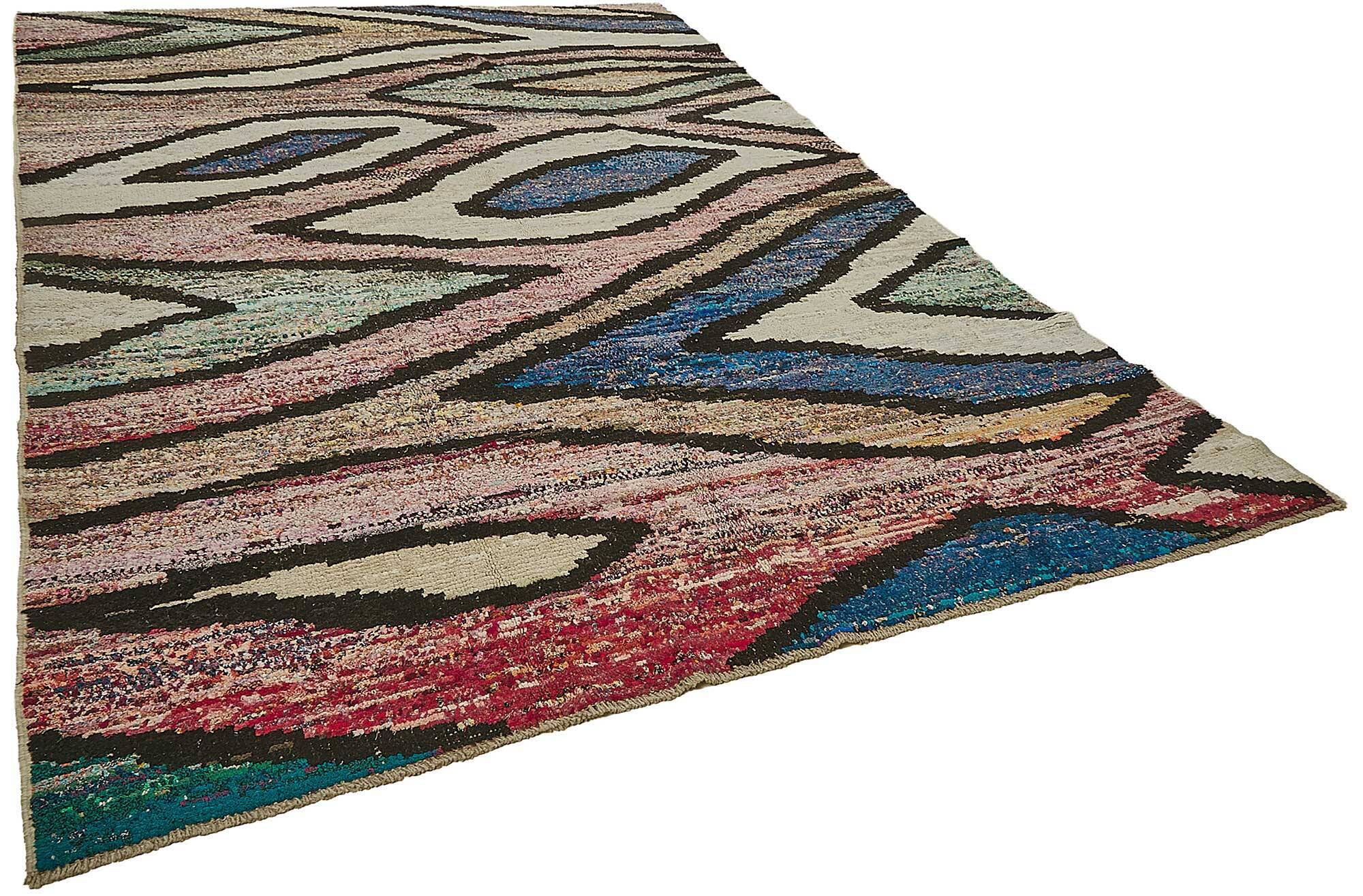Handwoven Turkish Recycled Boho Rug 250 cm x 345 cm