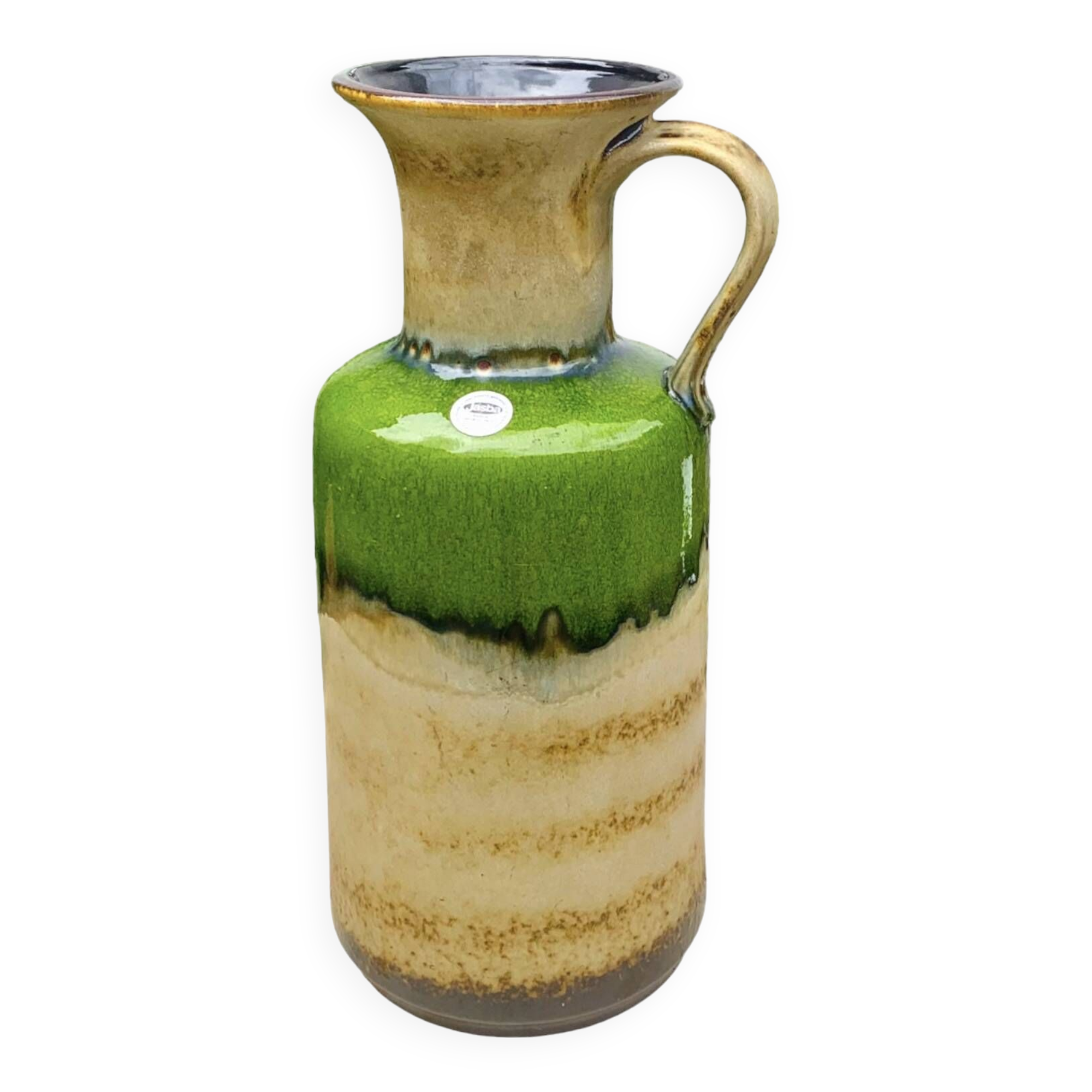 Vintage Jasba Keramik Vase - Fat Lava - West Germany N 602 12 40