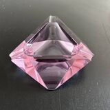Pink crystal ashtray