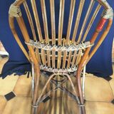 Chaise  en rotin