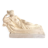 Statuette Pauline Borghese Venus Victrix After Canova Marble Resin