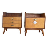 Paire de chevets 1960 en teck