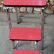 Stool stool red formica