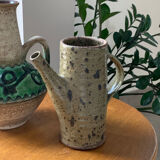 Gustave Tiffoche pyrite stoneware pitcher