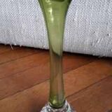 Swedish blown glass soliflore vase