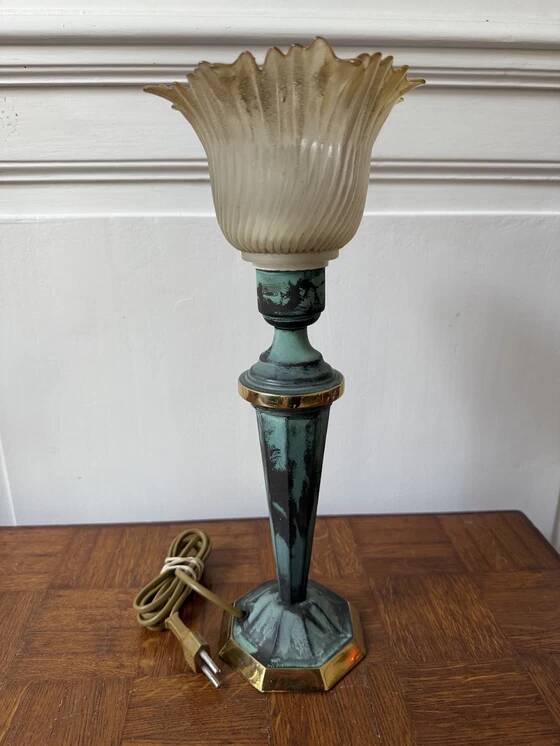 Art Deco Tulip Lamp