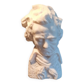 Carrara marble Beethoven bust