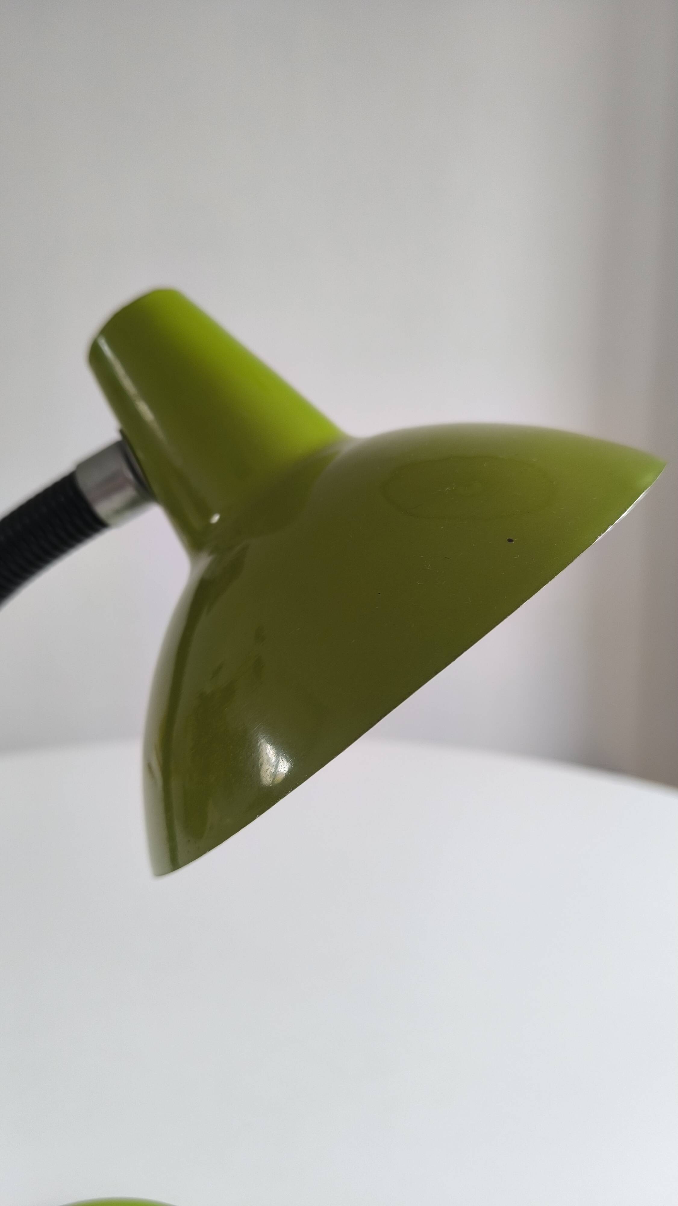 Apple green table lamp 1960