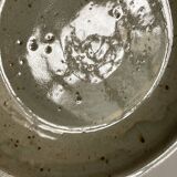 Flat center table in pyrity sandstone swirl Rémi Bonhert 1970 La Borne