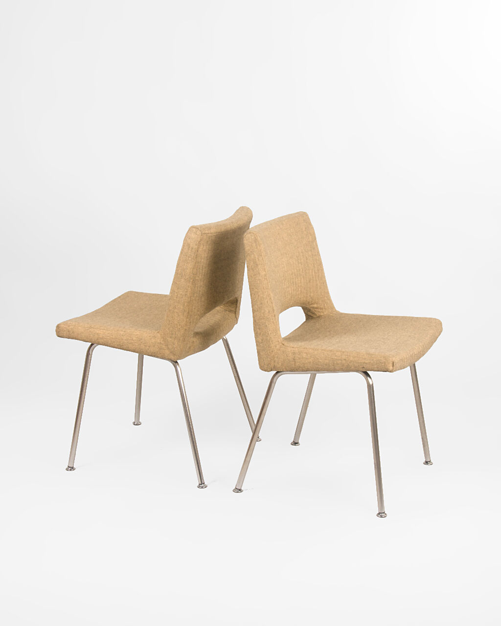 Set of 4 upholstered chairs, 1960's, France